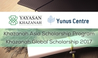 KHAZANAH ASIA SCHOLARSHIP PROGRAMME 2017 KHAZANAH ASIA SCHOLARSHIP PROGRAMME 2017