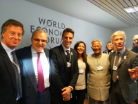 Yunus Joins Paris Initiatives : Press Conference of Yunus and Paris Mayor in Davos Yunus Joins Paris Initiatives : Press Conference of Yunus and Paris Mayor in Davos