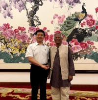 Chinese Edition of Yunus's Three Zeros Book Launched Chinese Edition of Yunus's Three Zeros Book Launched