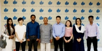 Yunus meets with Japanese entrepreneurs aiming to create social business opportunities in Japan using Bangladeshi Products. Yunus meets with Japanese entrepreneurs aiming to create social business opportunities in Japan using Bangladeshi Products.