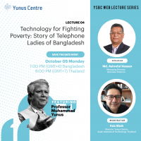 YSBC Web Lecture Series - Lecture 04 : Technology for Fighting Poverty : Story of Telephone Ladies of Bangladesh YSBC Web Lecture Series - Lecture 04 : Technology for Fighting Poverty : Story of Telephone Ladies of Bangladesh