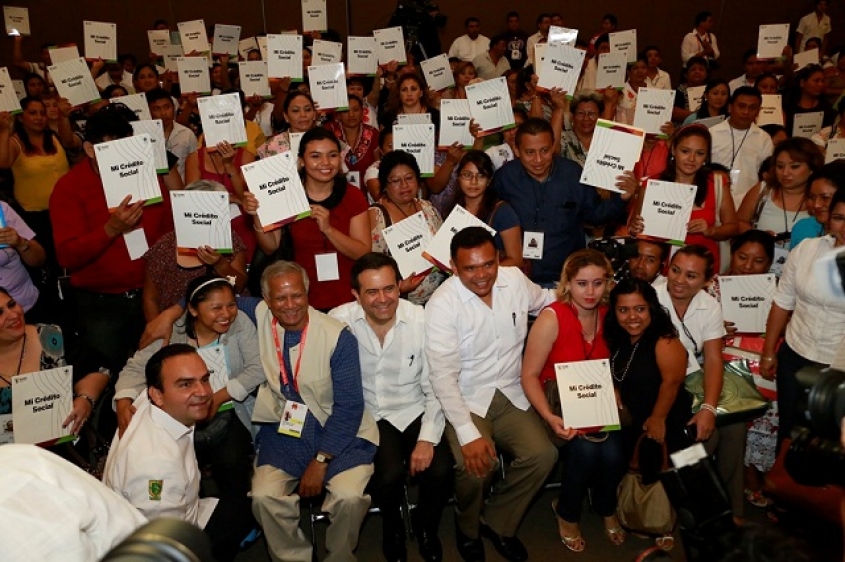Yunus Opens Microcredit Summit in Mexico Yunus Opens Microcredit Summit in Mexico