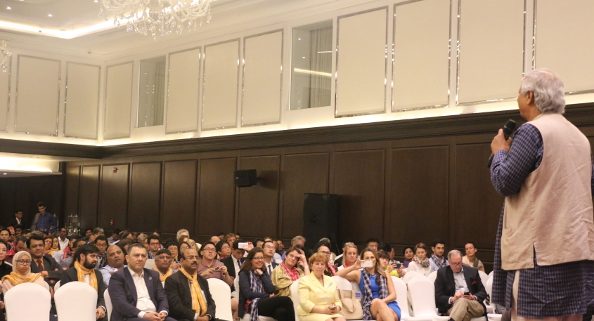 Programs of Social Business Day 2017 Went Ahead with International Delegates, Arrived for the Conference, Deliberated on Wealth Concentration Programs of Social Business Day 2017 Went Ahead with International Delegates, Arrived for the Conference, Deliberated on Wealth Concentration